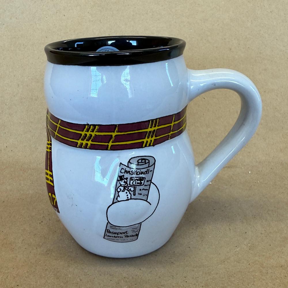 Christkindlmarket Kinder Club Snowman Christmas Mug-2017