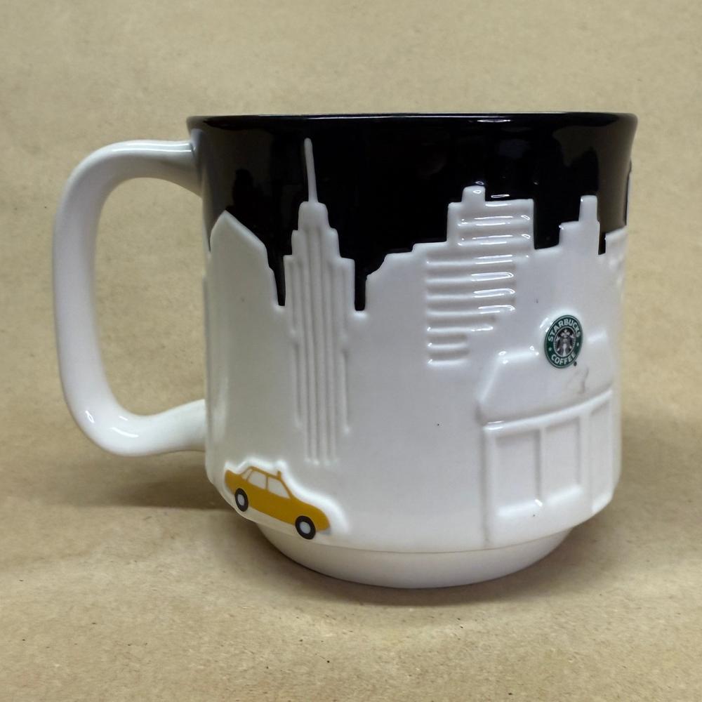 Starbucks New York City Yellow Taxi Relief Mug-2010