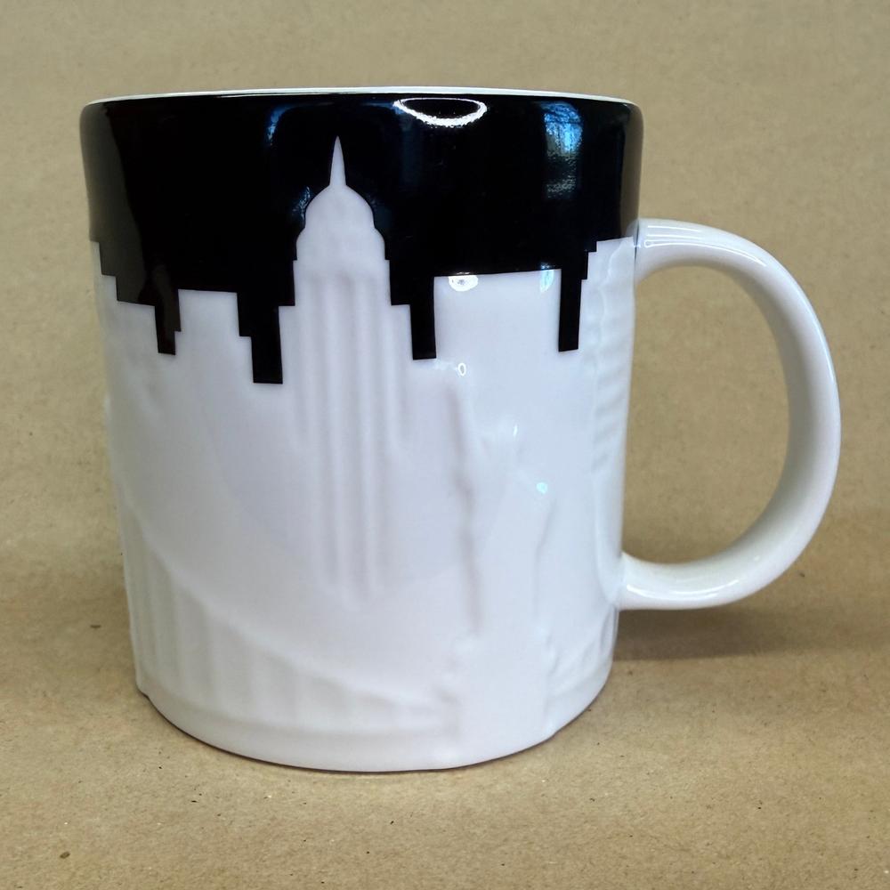 Starbucks New York City Yellow Taxi Relief Mug-2012