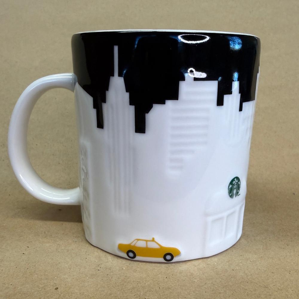 Starbucks New York City Yellow Taxi Relief Mug-2012