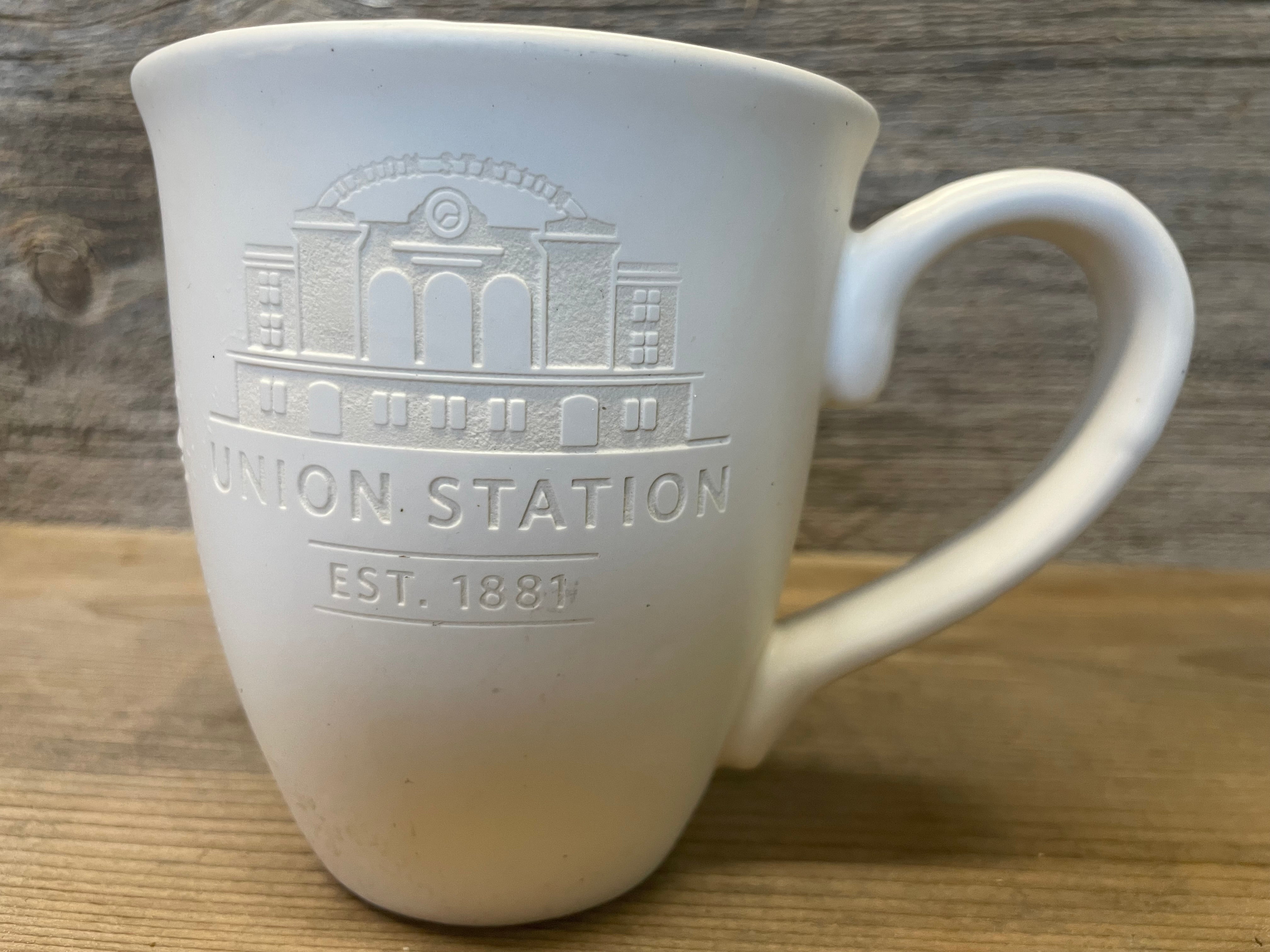 Denver Union Station Etched Mugs-Pair