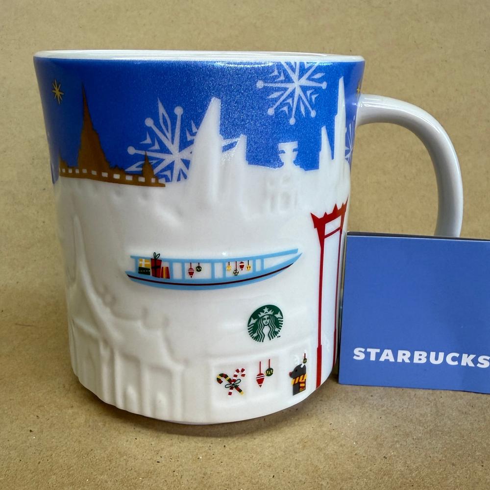 Starbucks Relief Series Bangkok Holiday Blue Mug-2016
