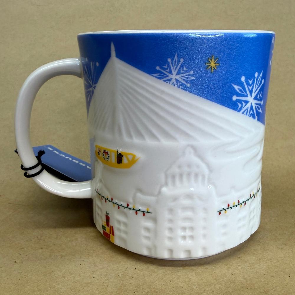 Starbucks Relief Series Bangkok Holiday Blue Mug-2016