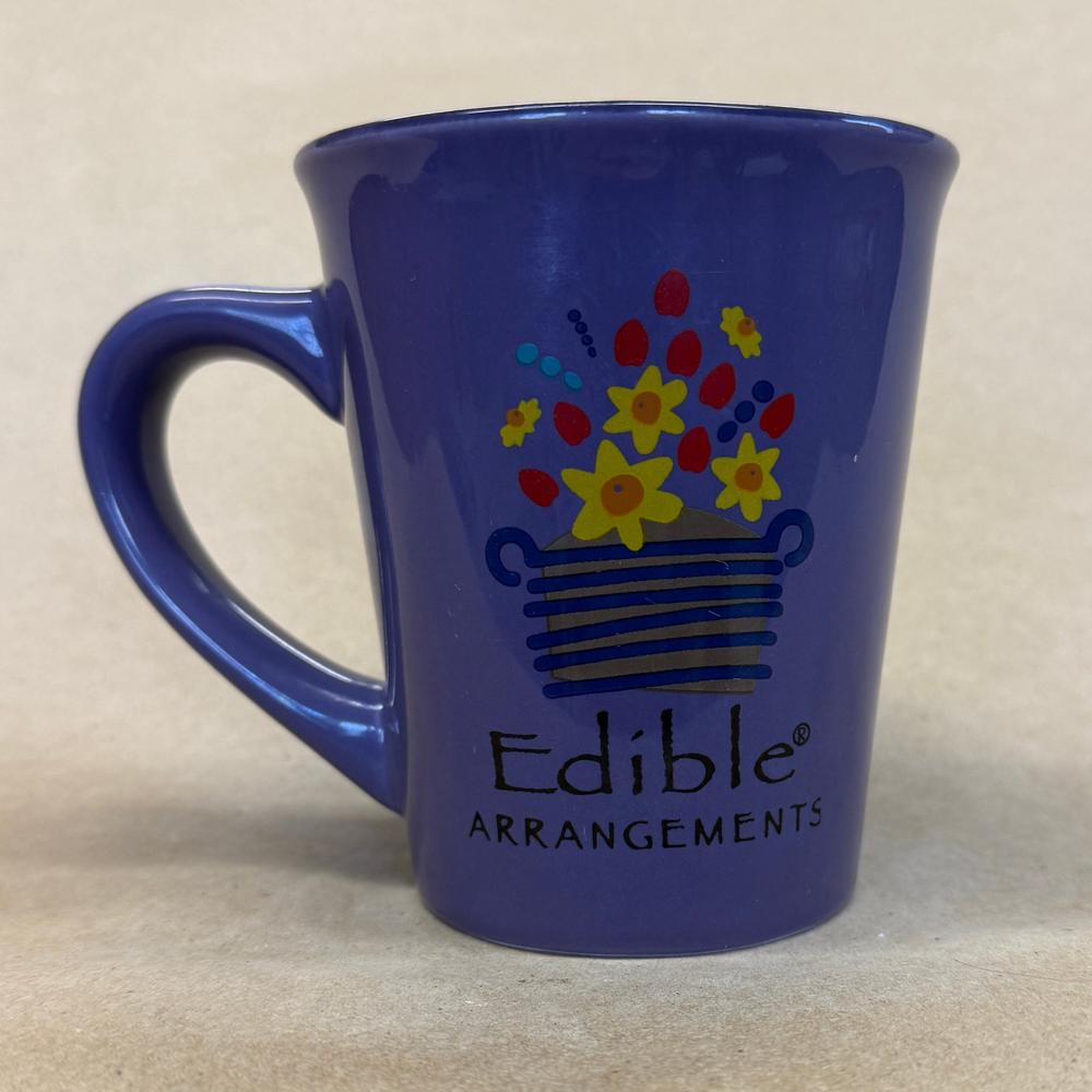 Edible Arrangements Purple Flowers Mug