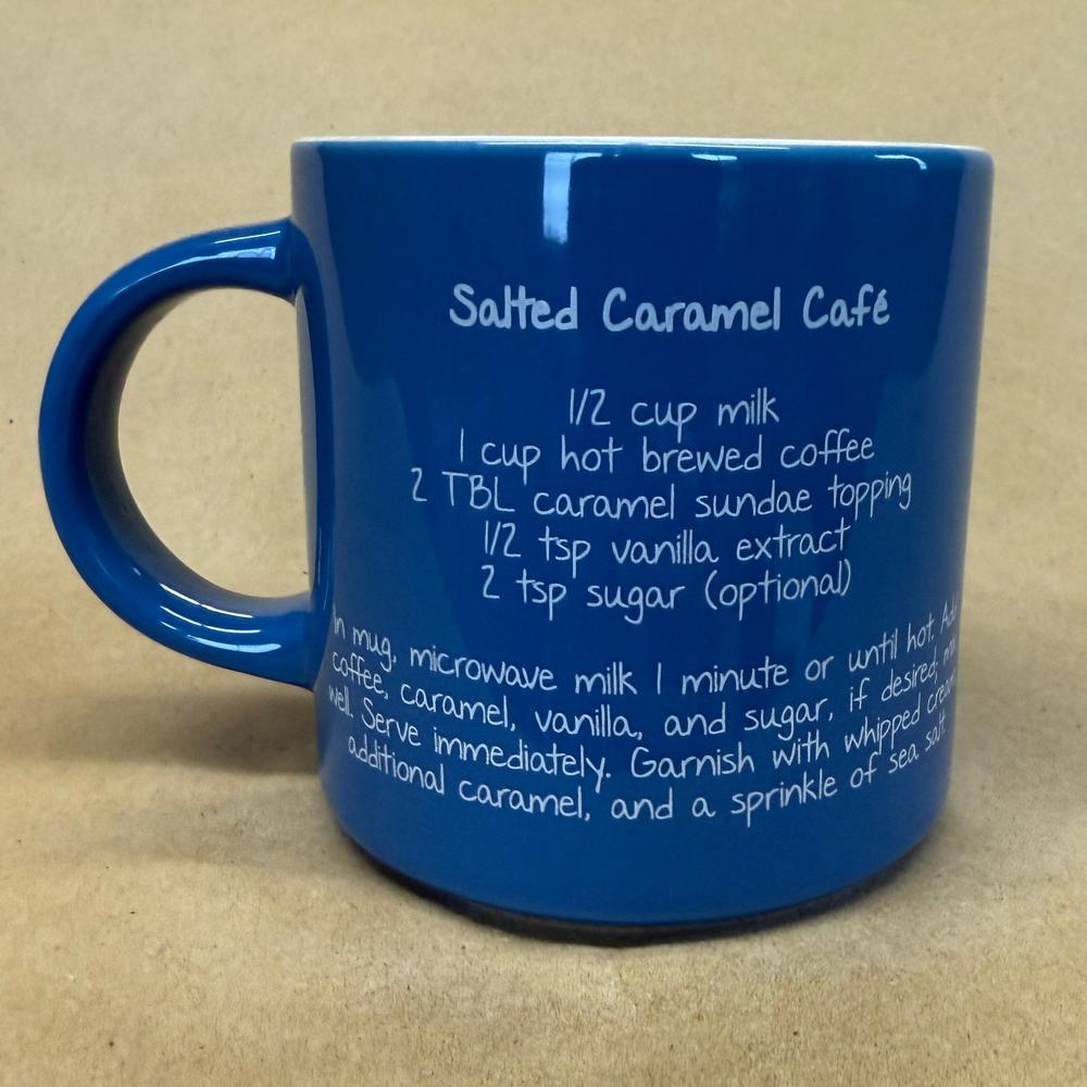 Mr. Food Test Kitchen Salted Carmel Cafe Recipe Mug