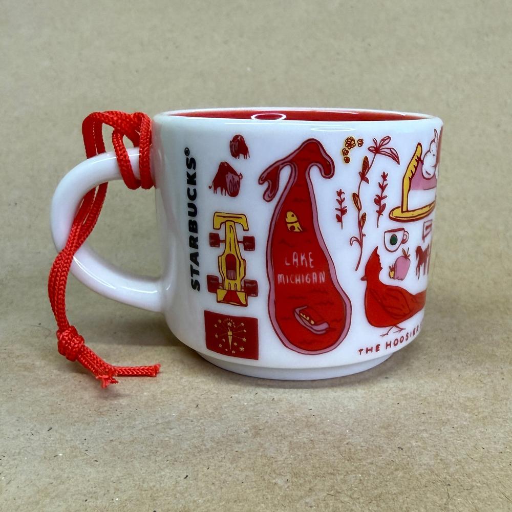 Starbucks Been There Series Indiana Ornament Mug NIB-2018