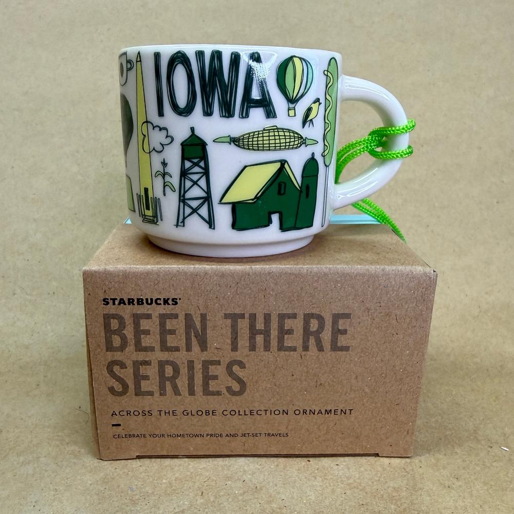 Starbucks Been There Series Iowa Ornament Mug NIB-2018