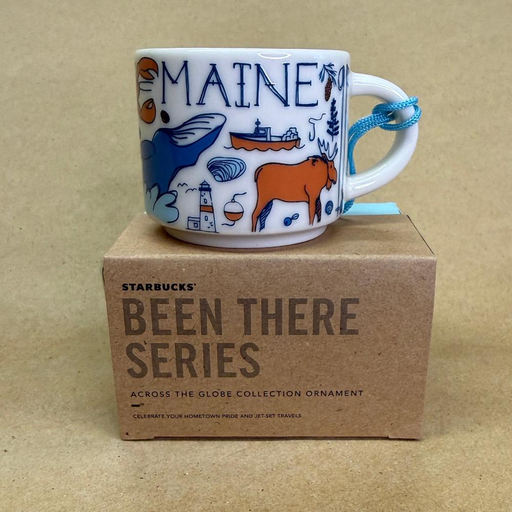 Starbucks Been There Series Maine Ornament Mug NIB-2018