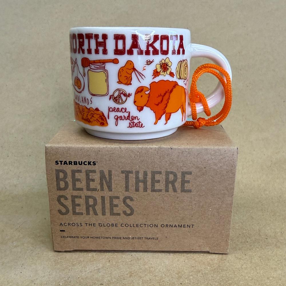 Starbucks Been There Series North Dakota Ornament Mug NIB-2018