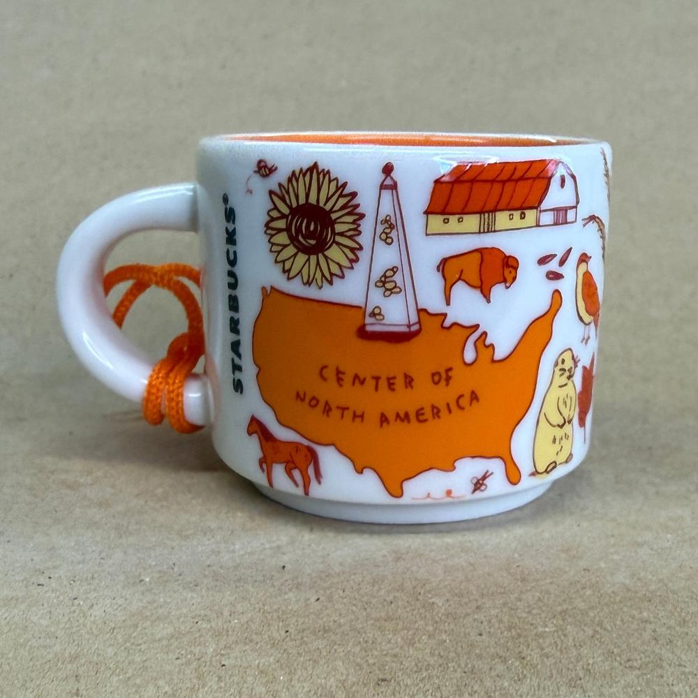 Starbucks Been There Series North Dakota Ornament Mug NIB-2018