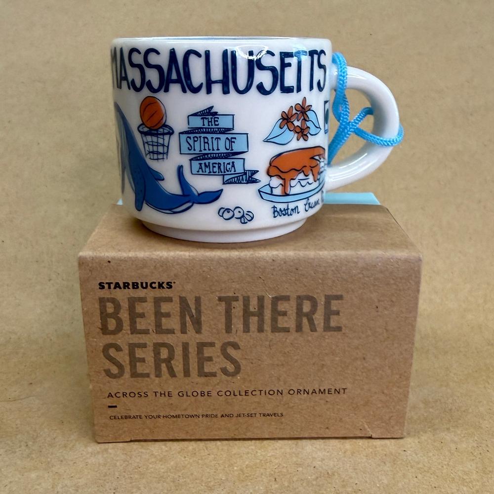 Starbucks Been There Series Massachusetts Ornament Mug NIB-2018