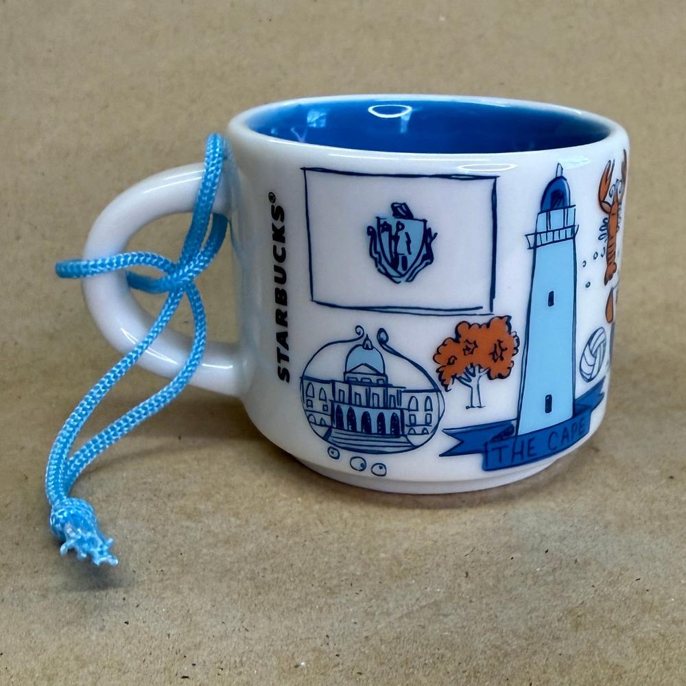 Starbucks Been There Series Massachusetts Ornament Mug NIB-2018