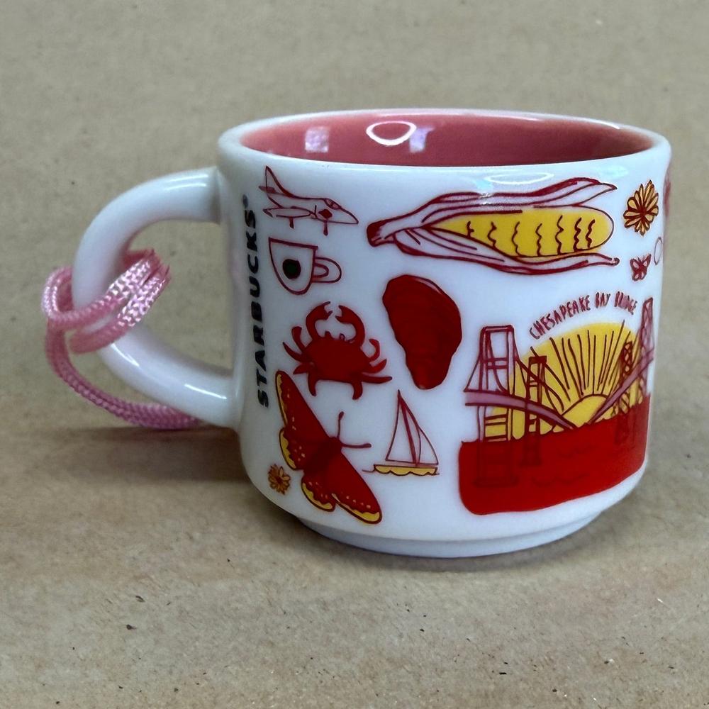 Starbucks Been There Series Maryland Ornament Mug NIB-2018