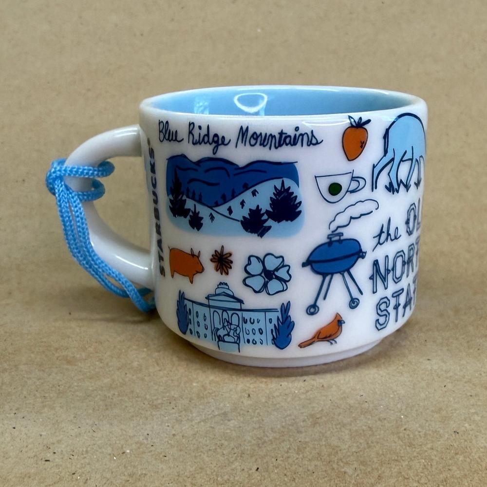 Starbucks Been There Series North Carolina Ornament Mug NIB-2018