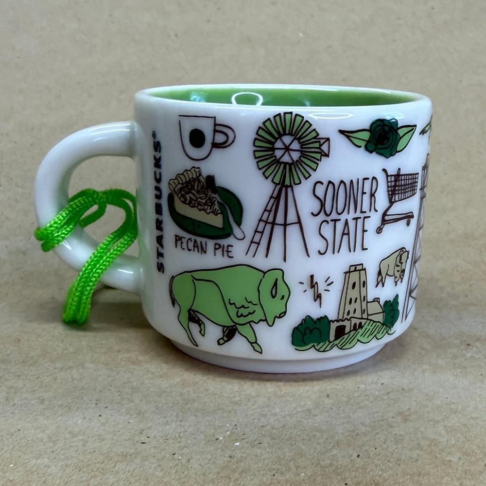 Starbucks Been There Series Oklahoma Ornament Mug NIB-2018