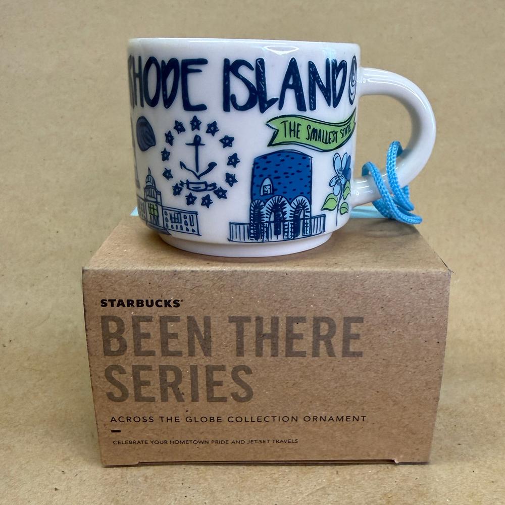 Starbucks Been There Series Rhode Island Ornament Mug NIB-2018