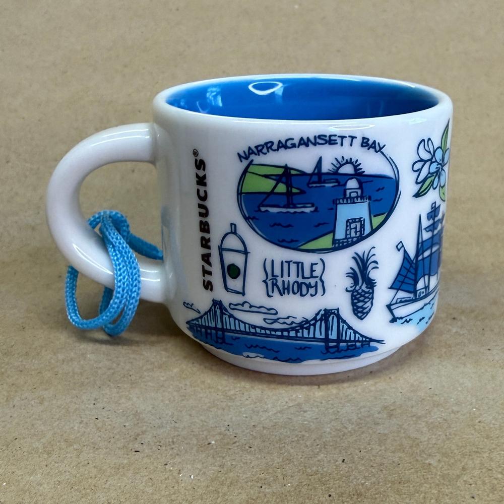 Starbucks Been There Series Rhode Island Ornament Mug NIB-2018