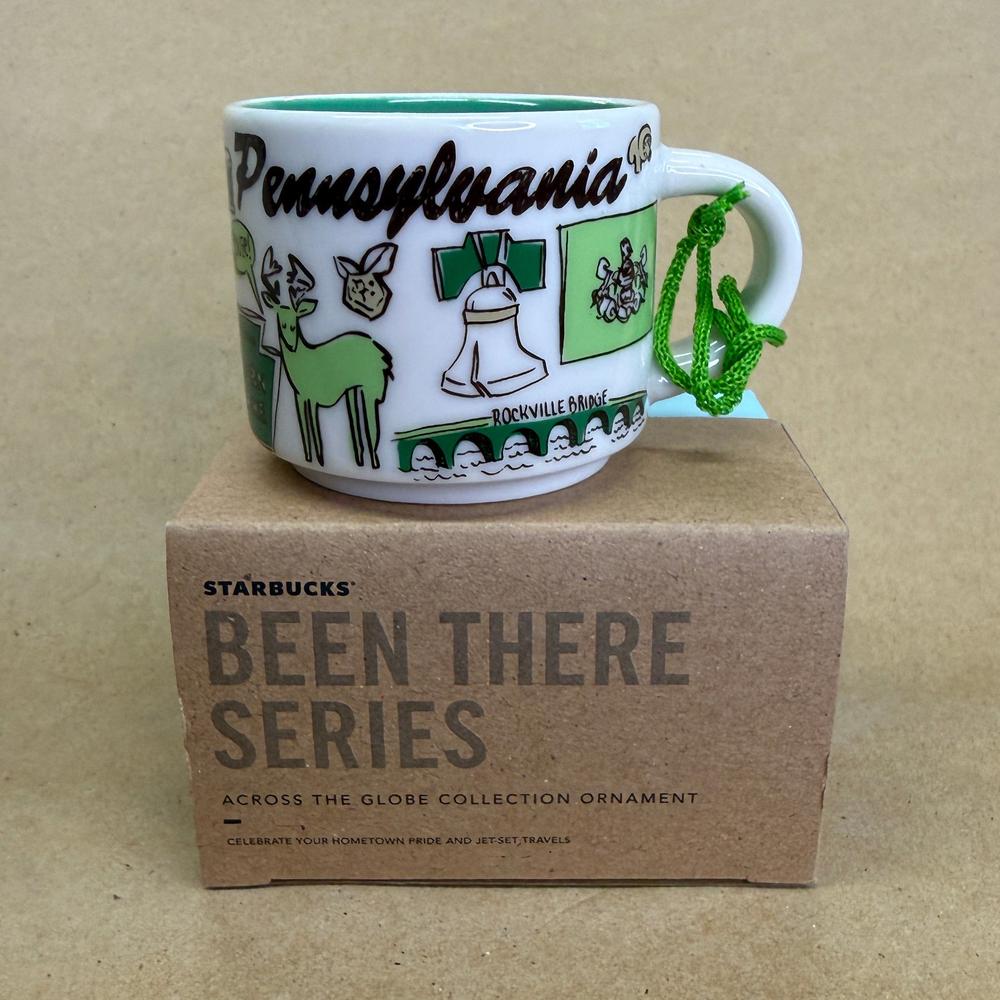 Starbucks Been There Series Pennsylvania Ornament Mug NIB-2018