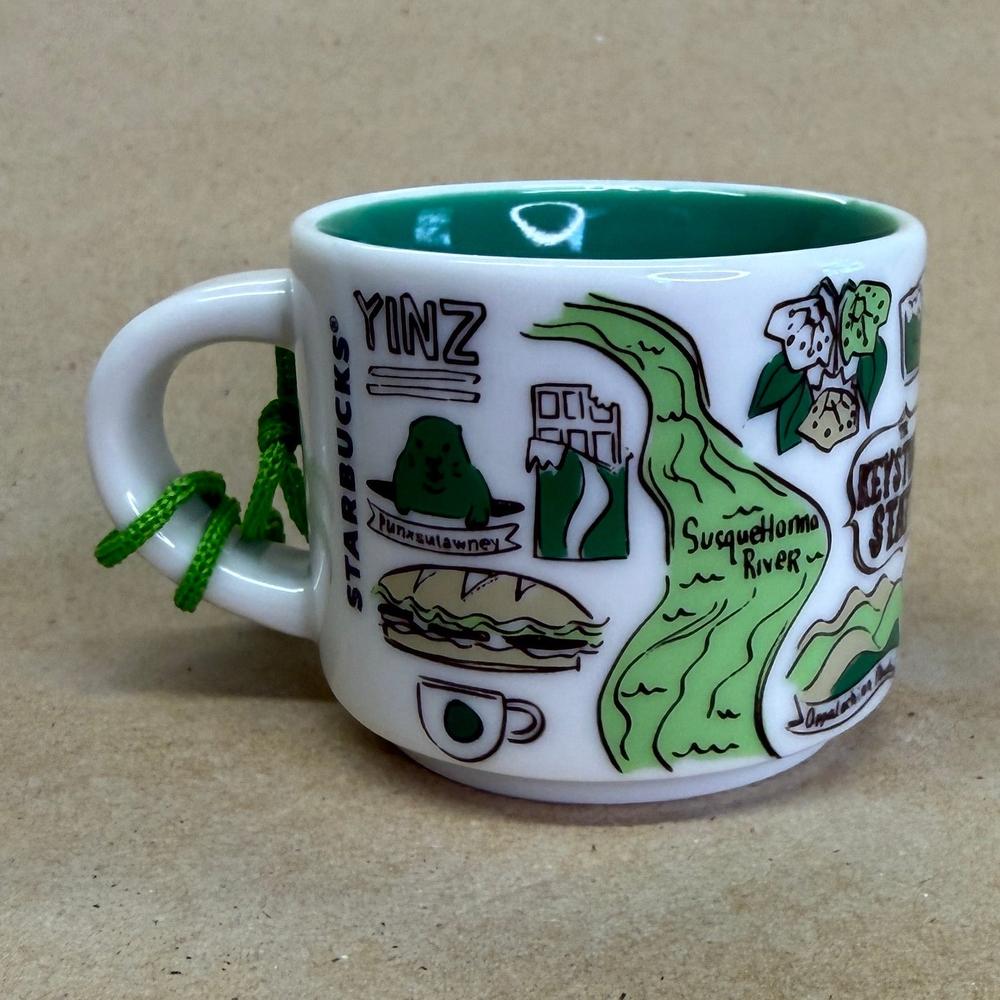Starbucks Been There Series Pennsylvania Ornament Mug NIB-2018
