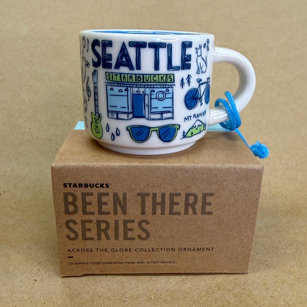 Starbucks Been There Series Seattle Ornament Mug NIB-2018