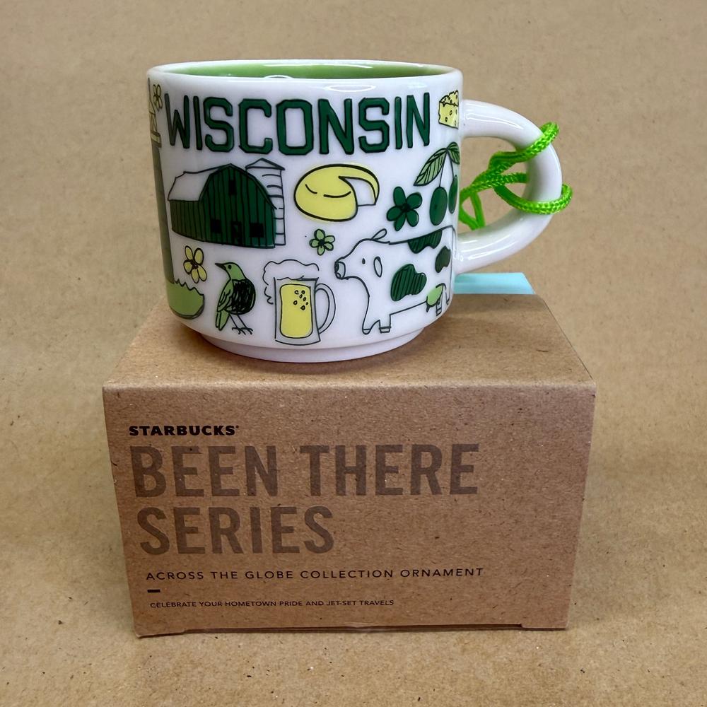 Starbucks Been There Series Wisconsin Ornament Mug NIB-2018