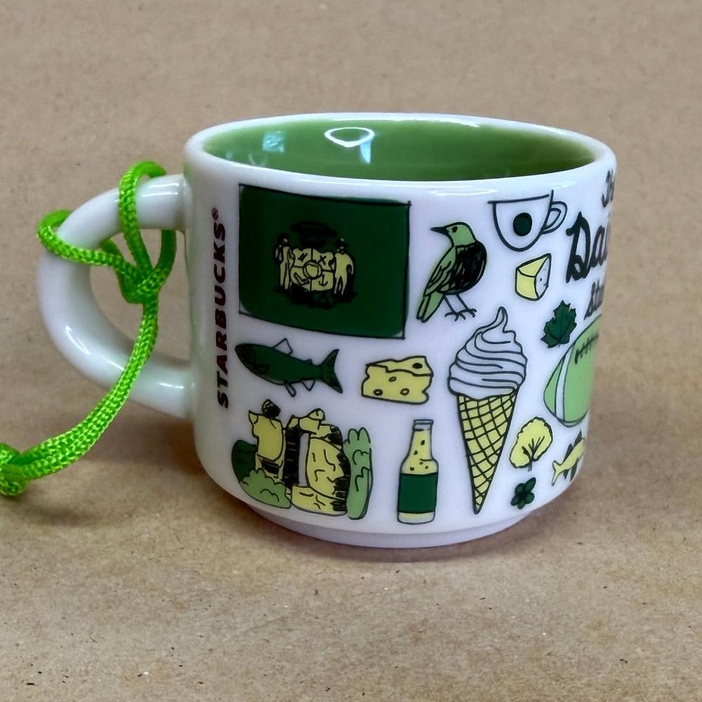 Starbucks Been There Series Wisconsin Ornament Mug NIB-2018