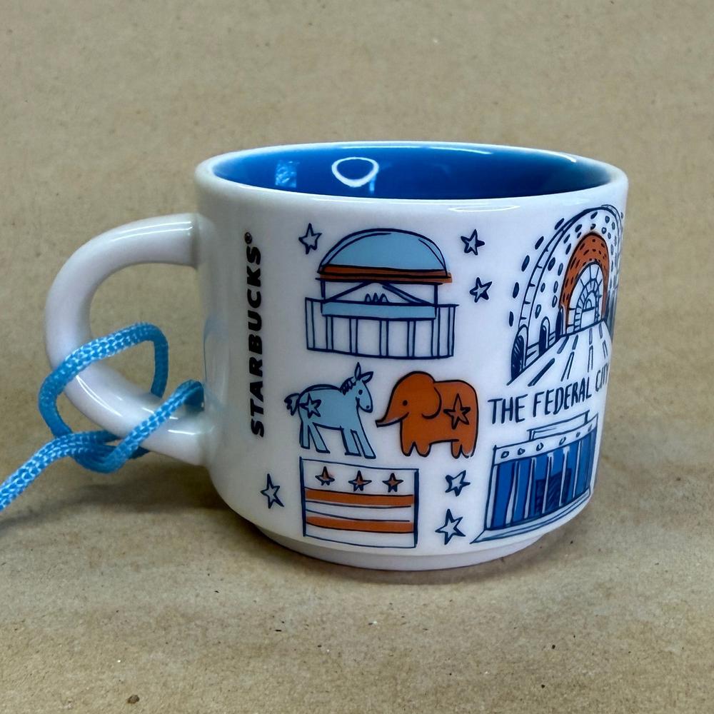 Starbucks Been There Series Washington DC Ornament Mug NIB-2018