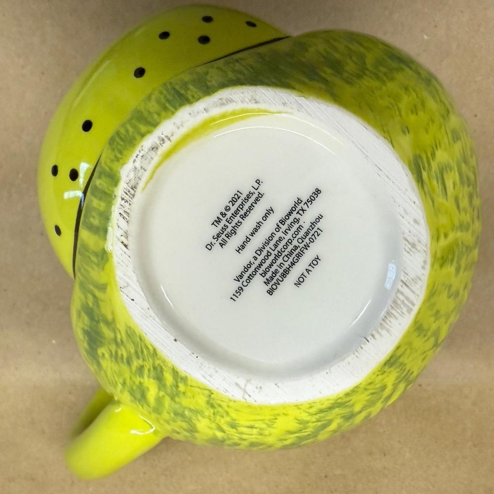 Dr. Seuss The Grinch 3D Sculpted Mug-2021