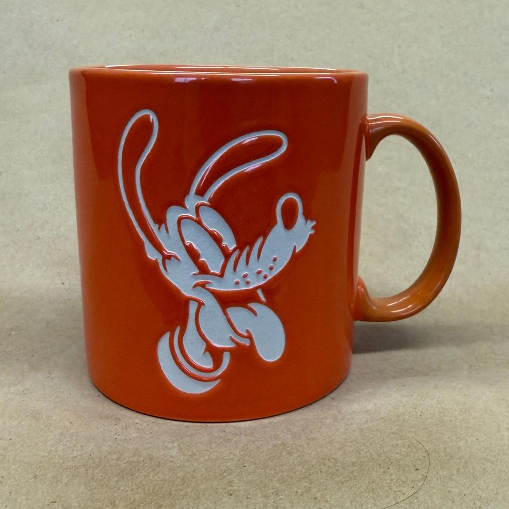 Disney Pluto Orange Etched Mug