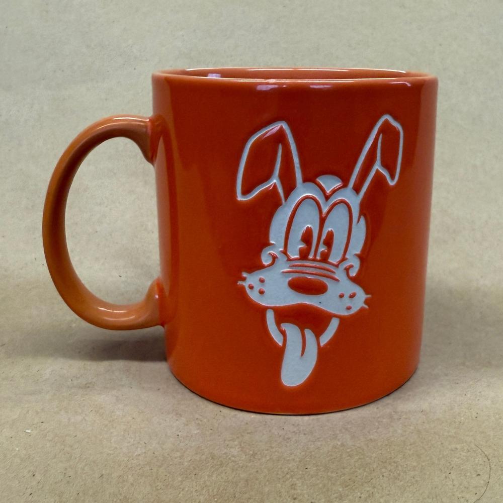 Disney Pluto Orange Etched Mug
