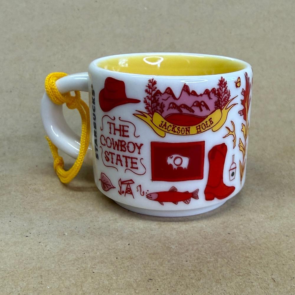 Starbucks Been There Series Wyoming Ornament Mug NIB-2018