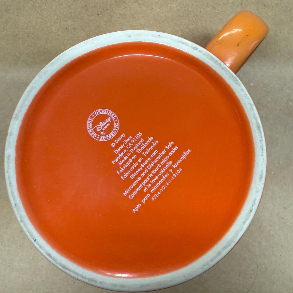 Disney Pluto Orange Etched Mug