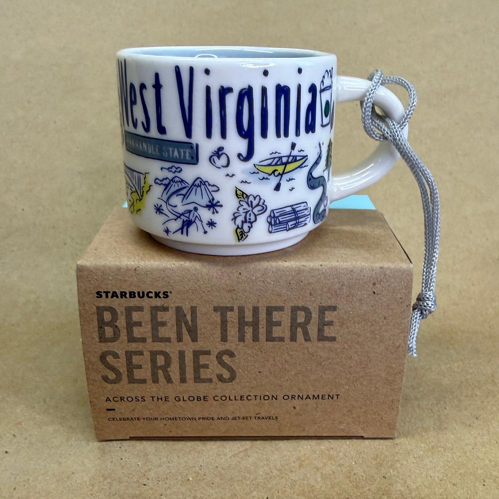 Starbucks Been There Series West Virginia Ornament Mug NIB-2018