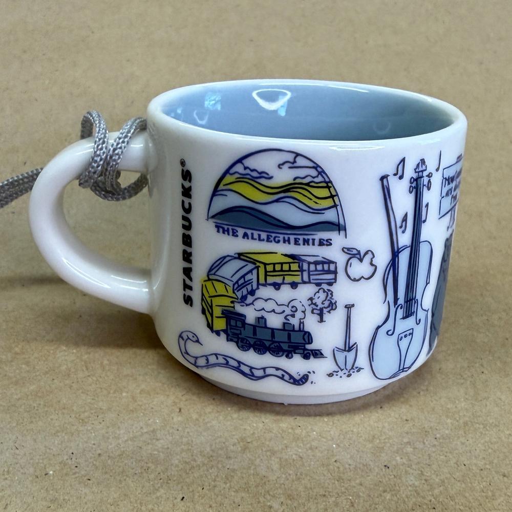 Starbucks Been There Series West Virginia Ornament Mug NIB-2018