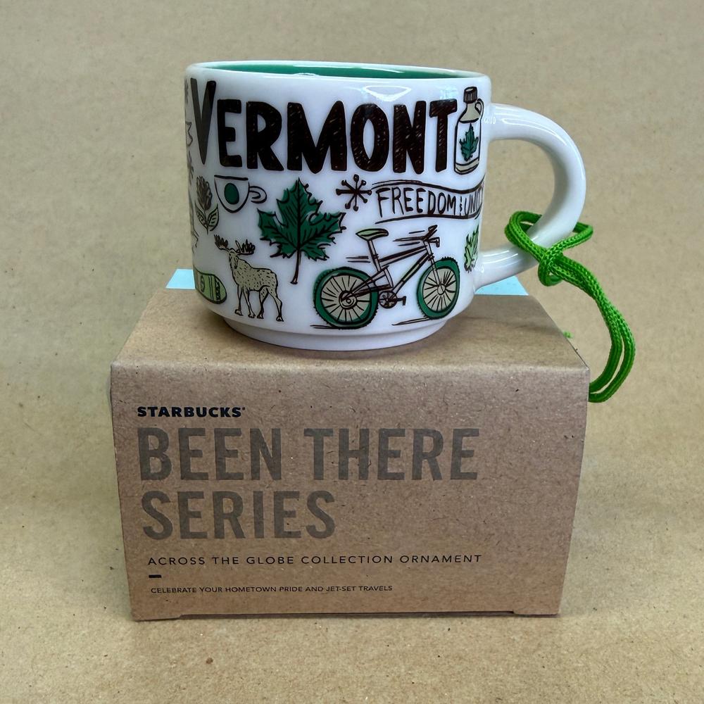 Starbucks Been There Series Vermont Ornament Mug NIB-2018