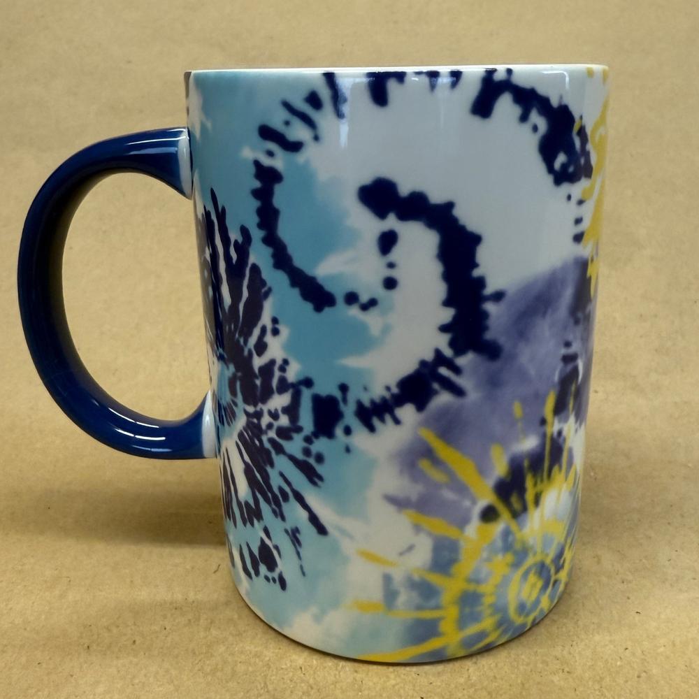 Caribou Coffee Blue Tie Dye Mug-2022