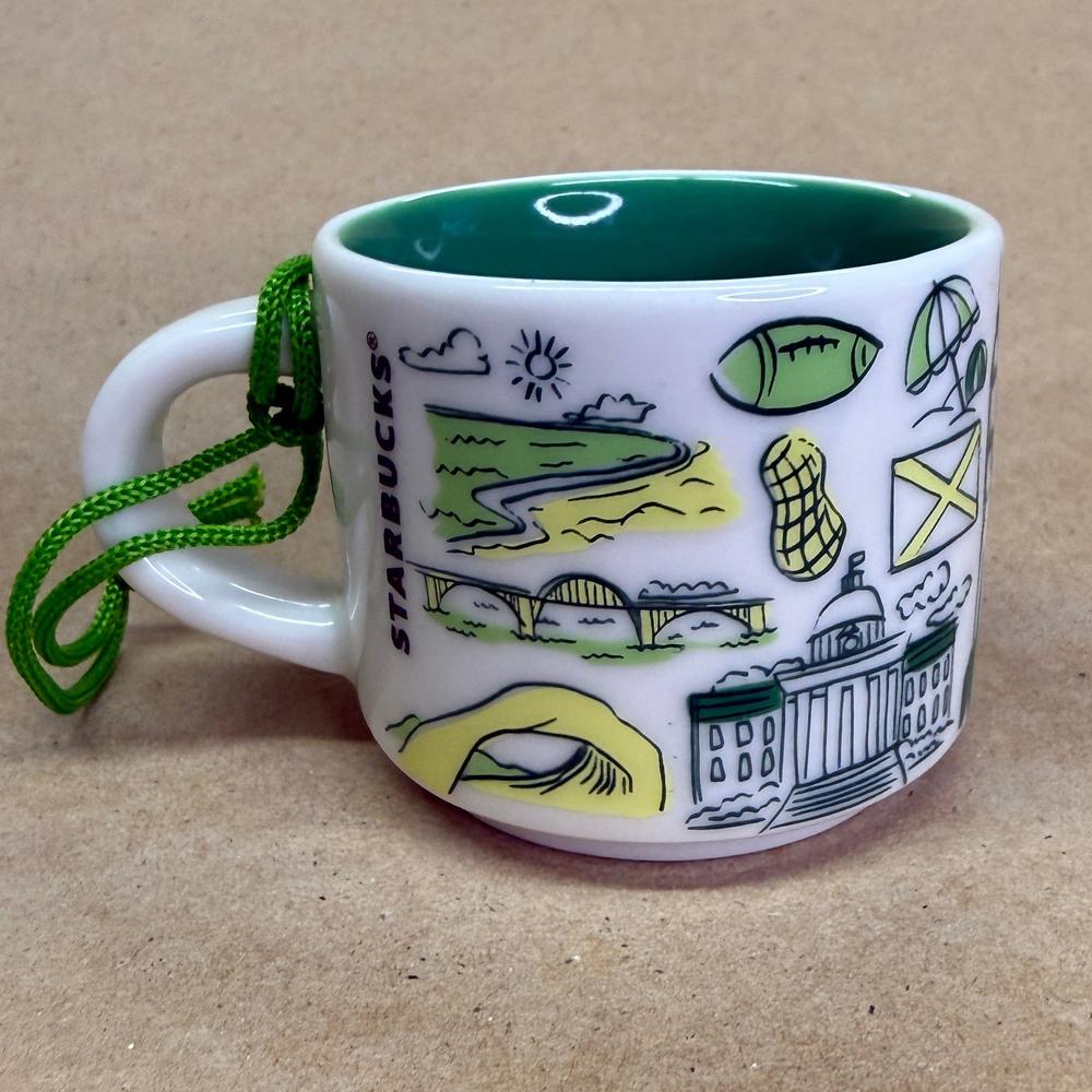 Starbucks Been There Series Alabama Ornament Mug NIB-2018