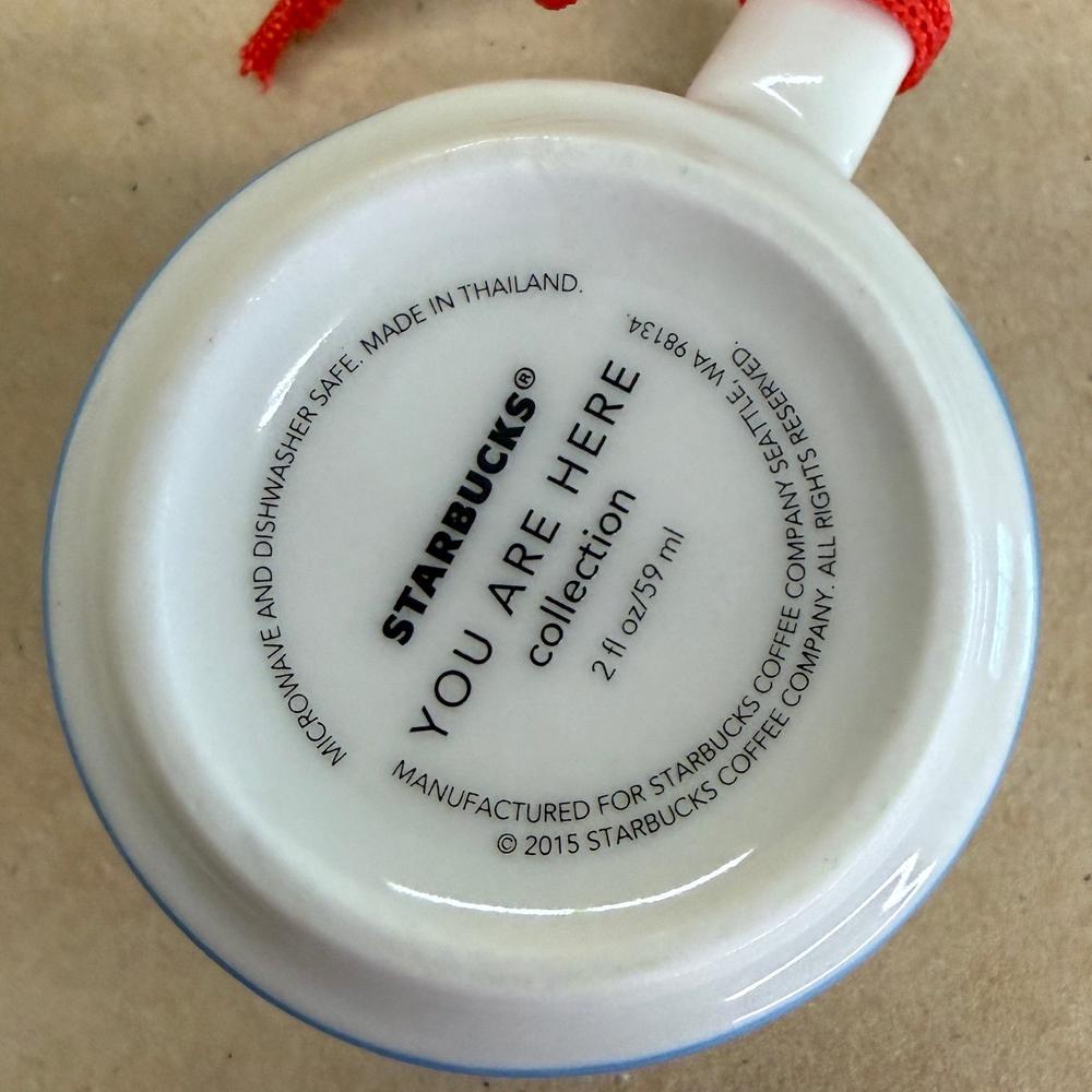 Starbucks You Are Here San Francisco Ornament Mug NIB-2015