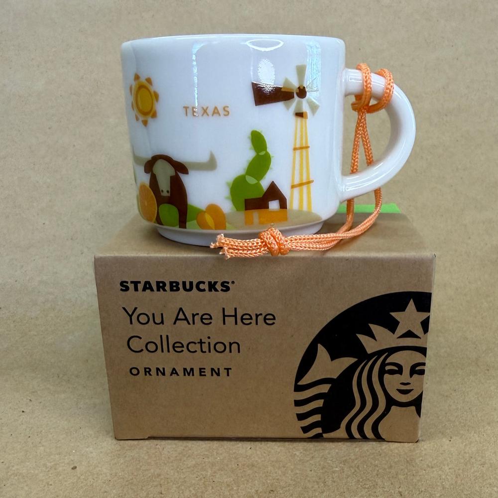 Starbucks You Are Here Texas Ornament Mug NIB-2017