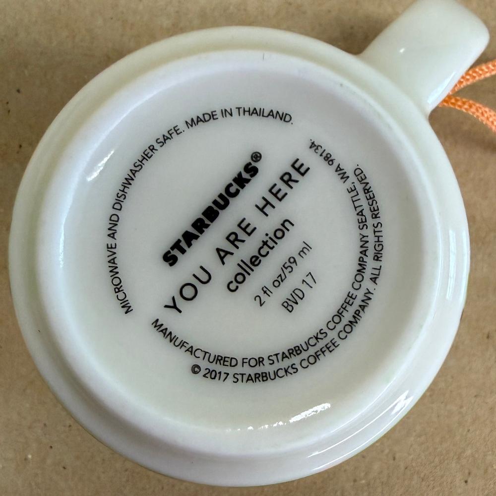Starbucks You Are Here Texas Ornament Mug NIB-2017