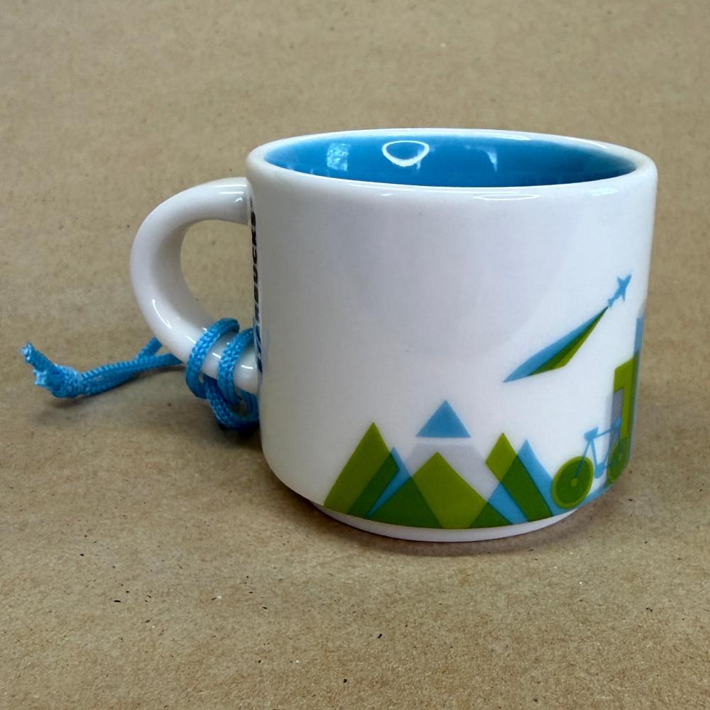 Starbucks You Are Here Seattle Ornament Mug NIB-2017