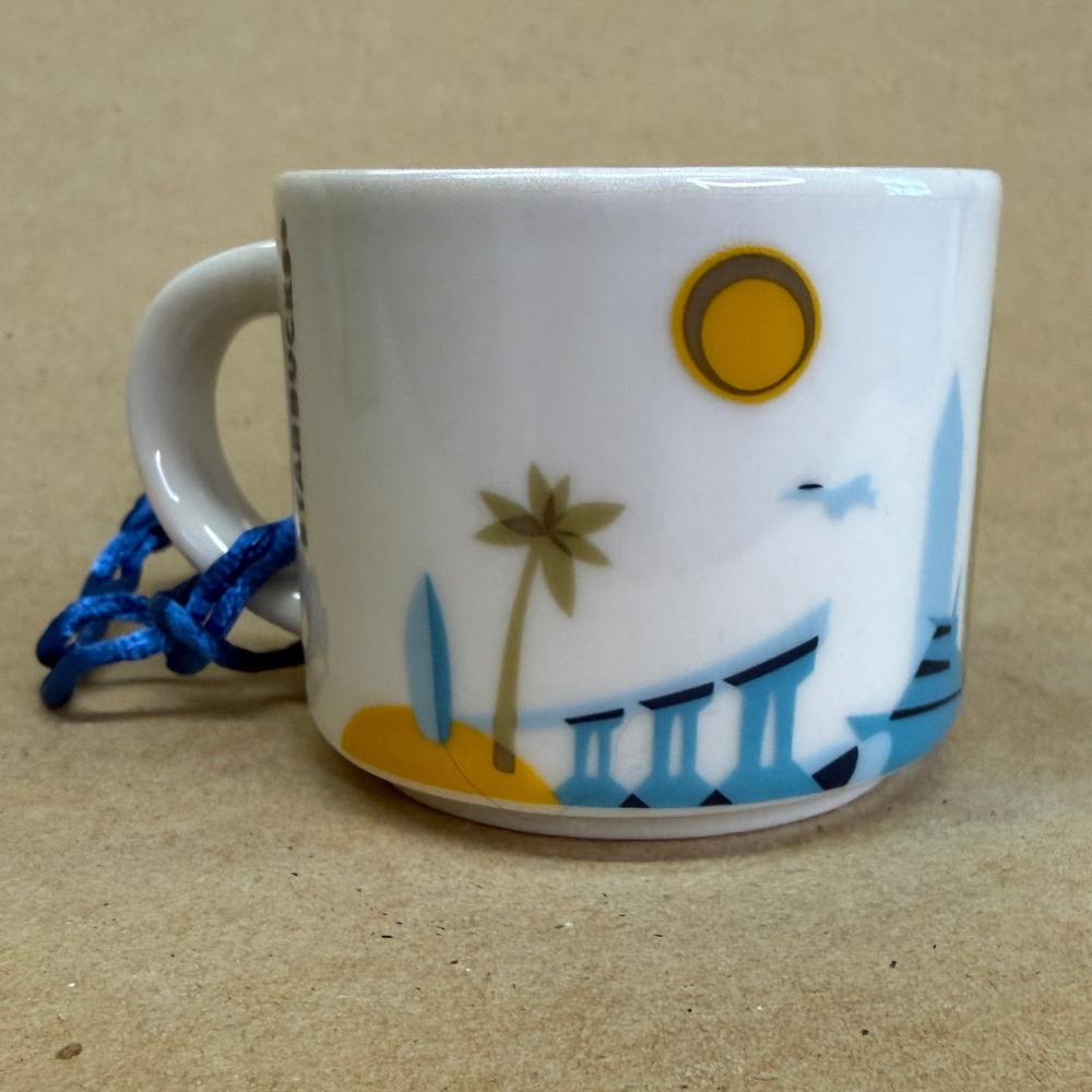 Starbucks You Are Here San Diego Ornament Mug NIB-2016