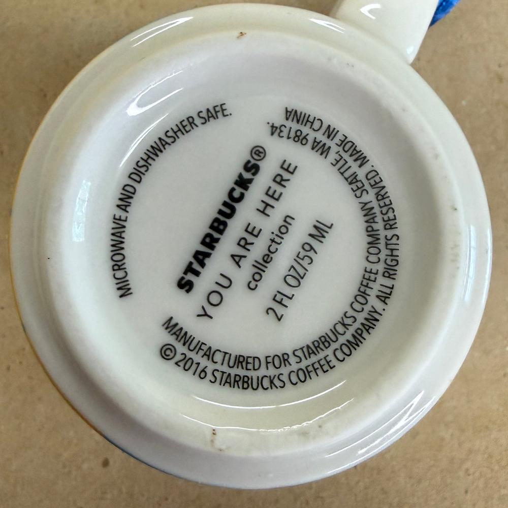 Starbucks You Are Here San Diego Ornament Mug NIB-2016
