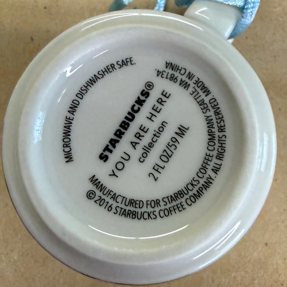 Starbucks You Are Here Oregon Ornament Mug NIB-2016