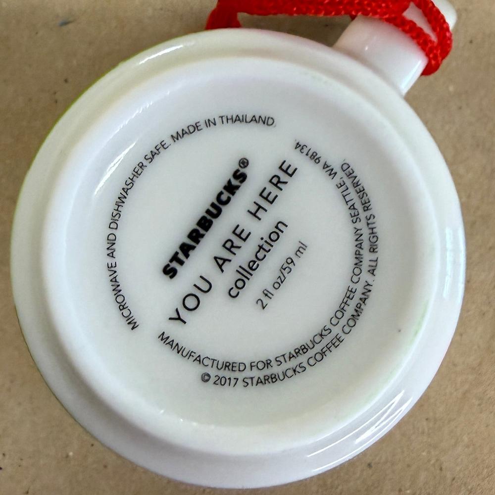 Starbucks You Are Here Ohio Ornament Mug NIB-2017