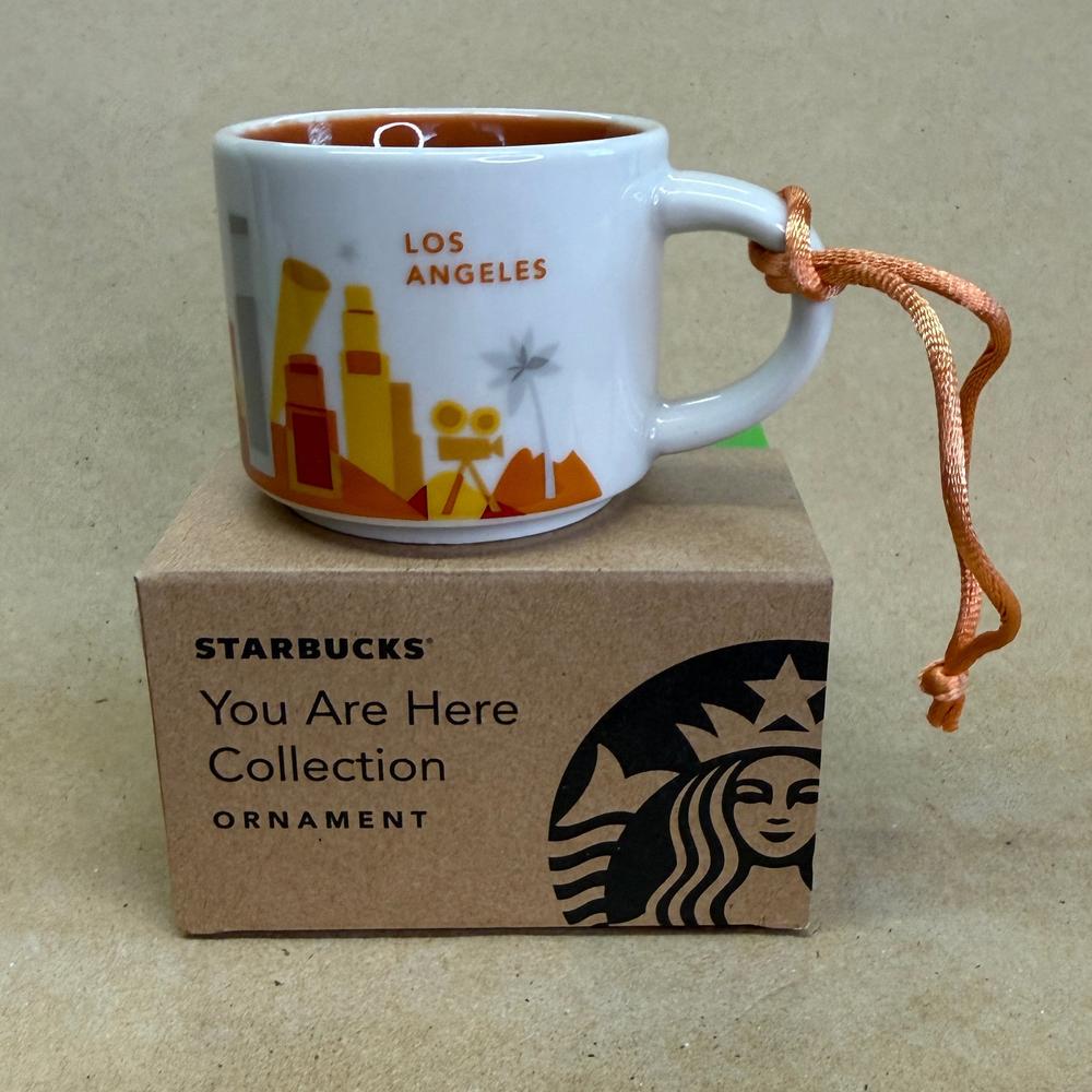 Starbucks You Are Here Los Angeles Ornament Mug NIB-2016