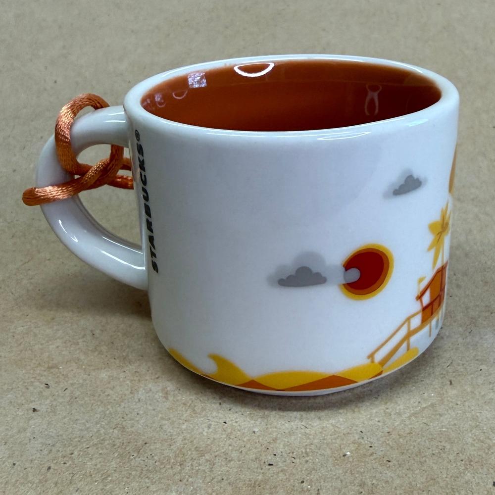 Starbucks You Are Here Los Angeles Ornament Mug NIB-2016