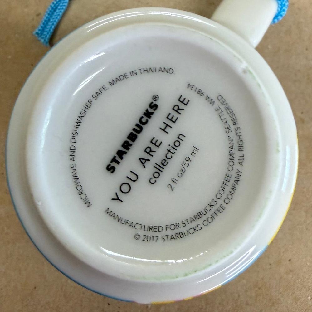 Starbucks You Are Here Miami Ornament Mug NIB-2017