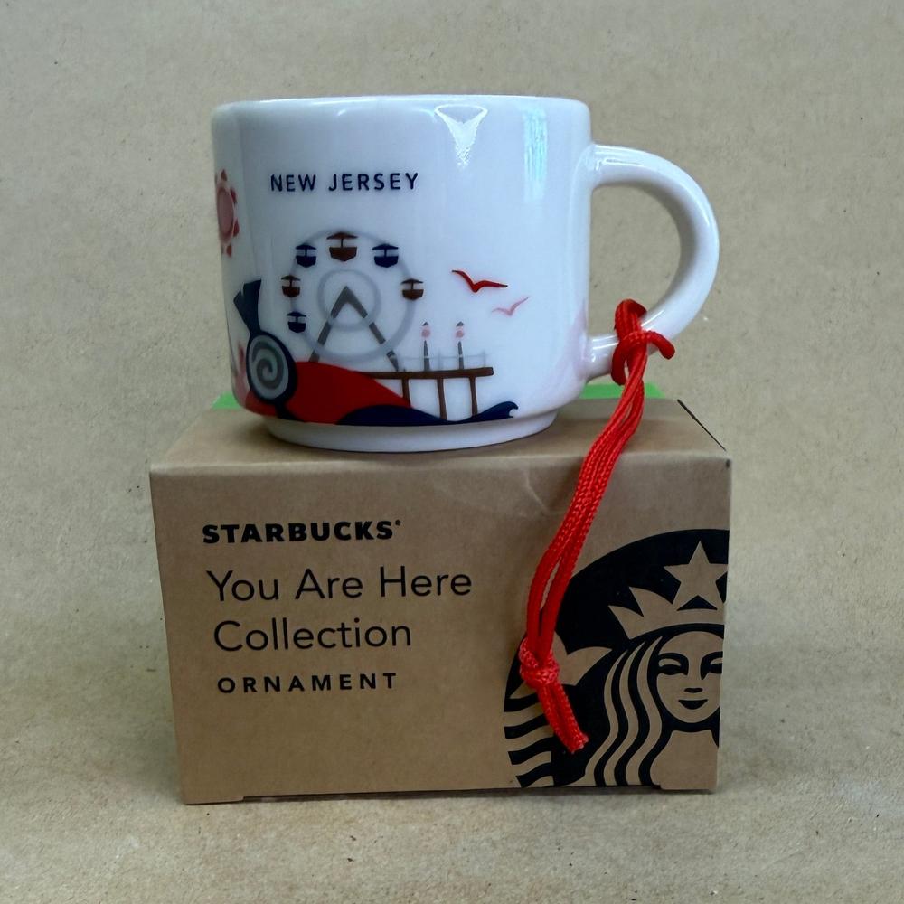 Starbucks You Are Here New Jersey Ornament Mug NIB-2017