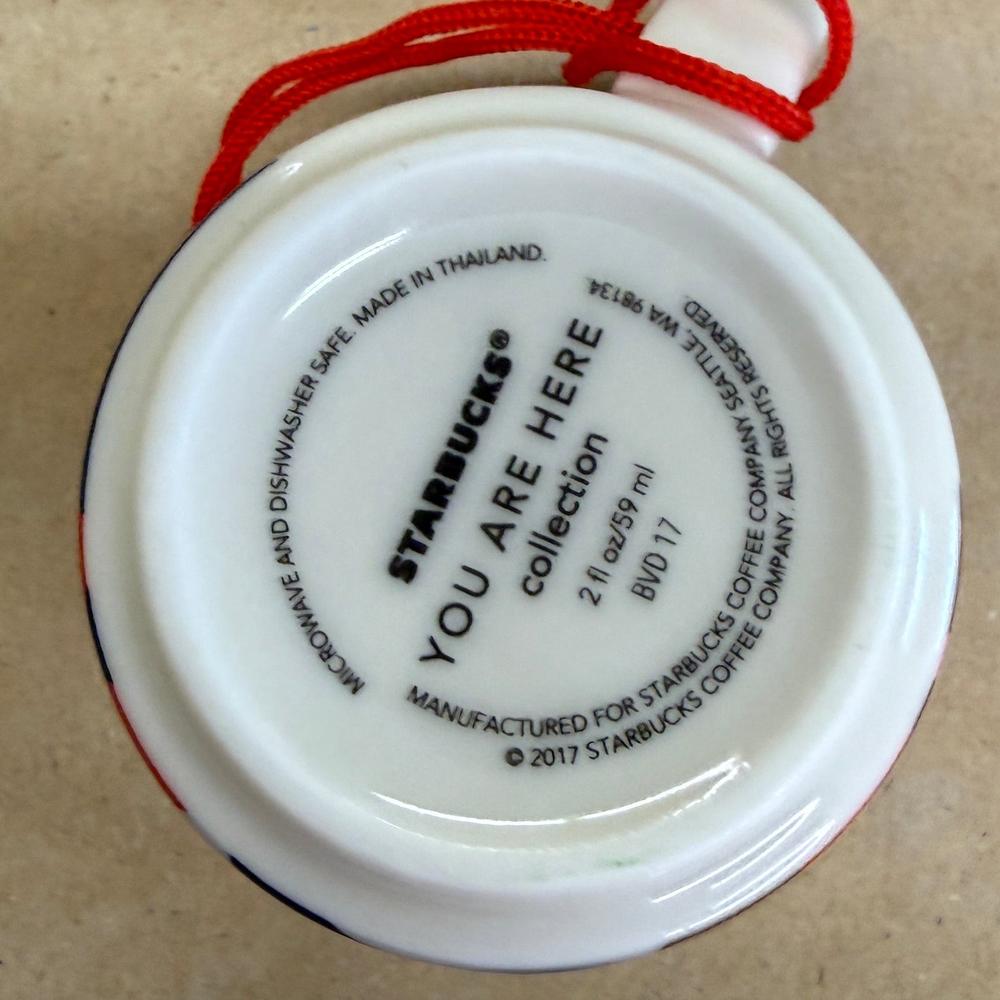 Starbucks You Are Here New Jersey Ornament Mug NIB-2017
